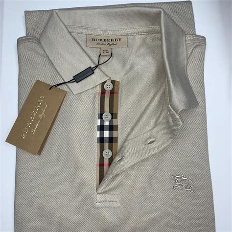 burberry cream polo
